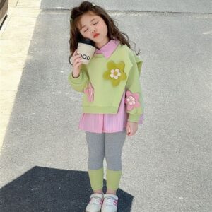 Pastel Bloom Layered Outfit