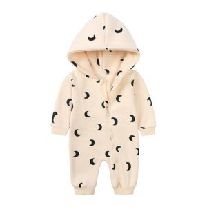 Moonbeam Cozy Hooded Romper