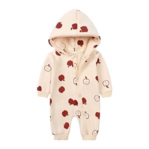 Apple Bliss Hooded Romper