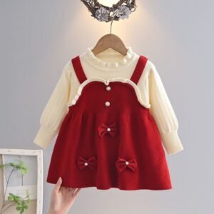 Woolen Red Frock
