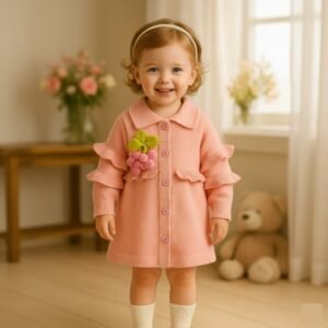 Blush Blossom Knit Dress