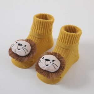 Cute Lion Face Baby Socks