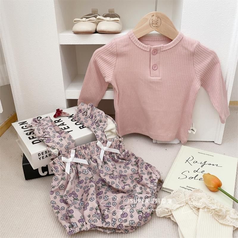 Blossom Petal Baby Romper 2 PC SET - Image 4