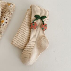 Cherry Snuggle Beige Full Pant Stockings