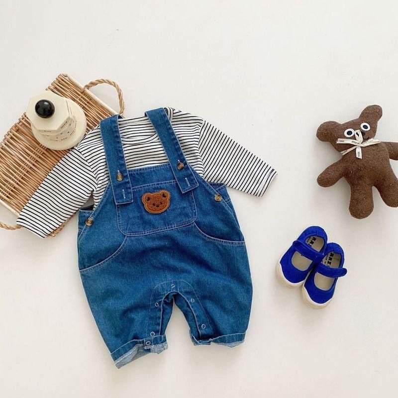Little Teddy Denim 2 PC Set - Image 4