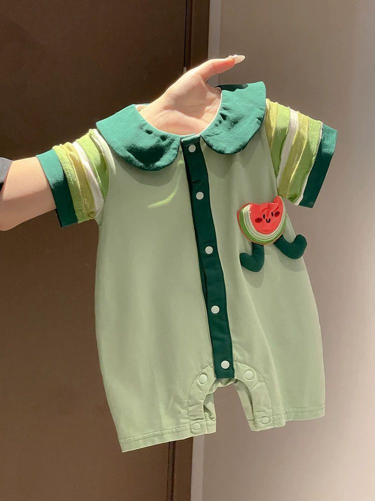 Happy Watermelon Baby Romper - Image 10