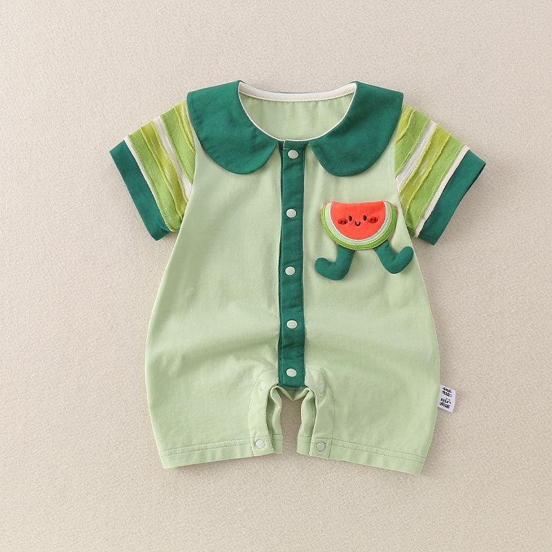 Happy Watermelon Baby Romper