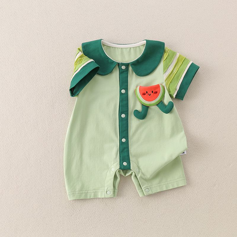Happy Watermelon Baby Romper - Image 2