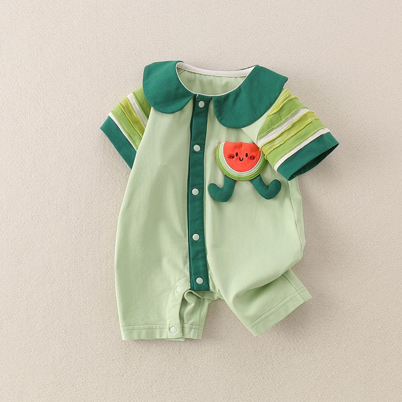 Happy Watermelon Baby Romper - Image 4