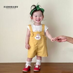 Sunny Duckling Dungaree Set