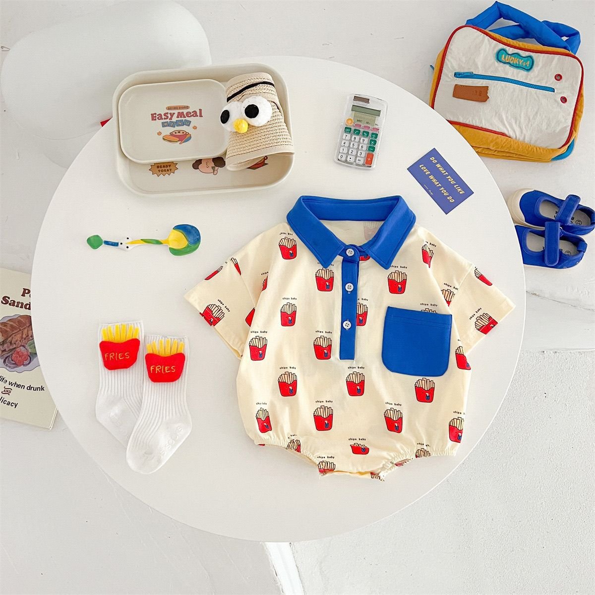 Happy Fries Baby Romper