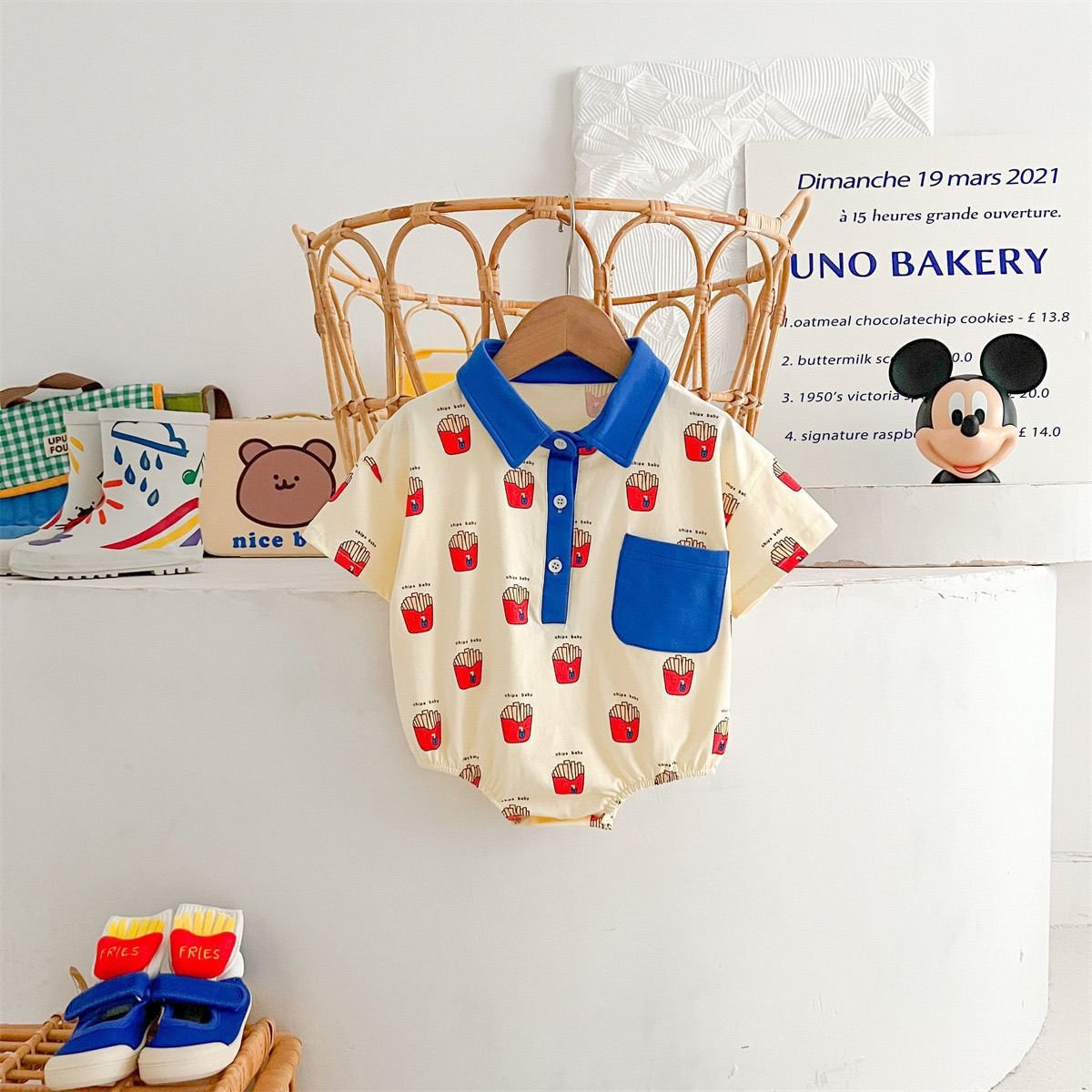 Happy Fries Baby Romper - Image 3